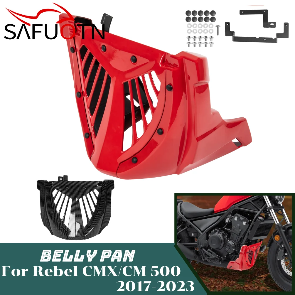 

CMX500 CM500 Belly Pan Engine Guard for Honda Rebel CMX CM 500 2017-2024 2021 2020 Motorcycle Fairing Cover Side Under Protector