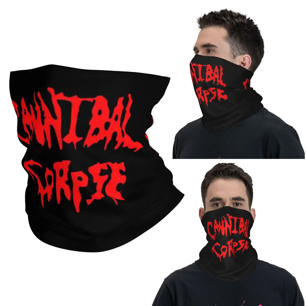 

Металлическая группа Cannibal Corpse Death, бандана, гетры с принтом, маска, шарф, повязка на голову для верховой езды для мужчин, женщин, взрослых, моющаяся