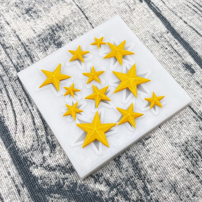 Star Silicone Sugarcraft Mold Chocolate Cupcake Baking Mold Fondant Cake Decorating Tools