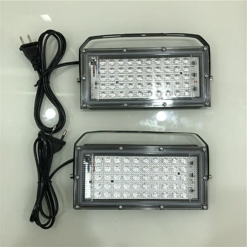 Luz ultravioleta LED 220V 50W/110V Enchufe europeo Lámpara luz ultravioleta con enchufe estadounidense