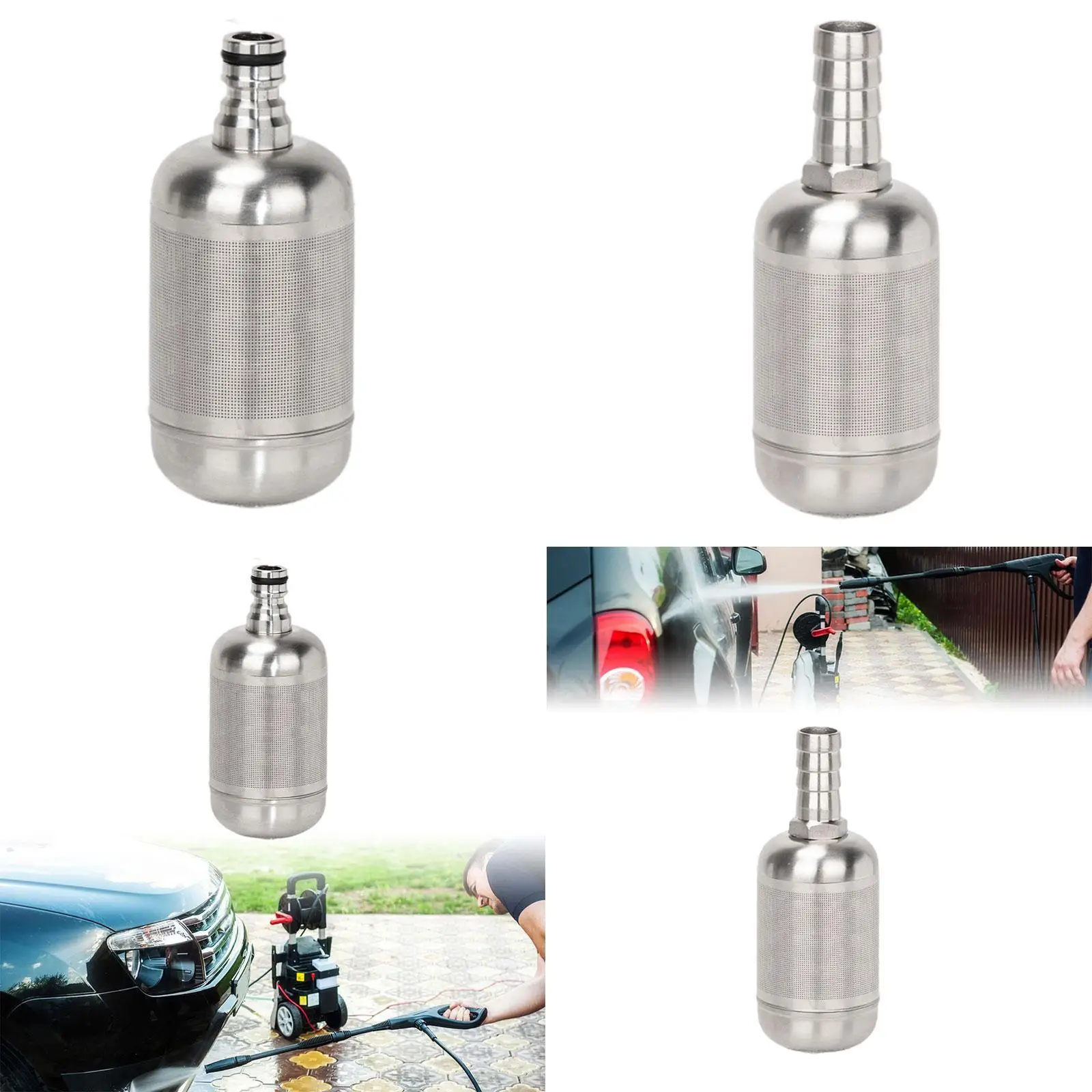 

Garden Hose Inlet Filter Replace for High Pressure Washer Snow Foam Cannon