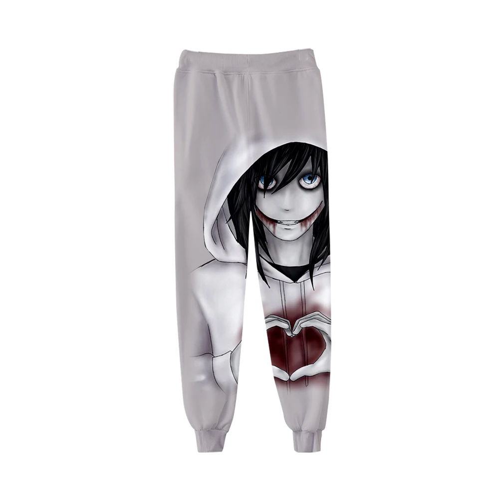 3D Harajuku style Jeff The Killer 3D Casual Pants Men Fitness Workout Pants Sweatpants Smalls Trousers Jogger Pants