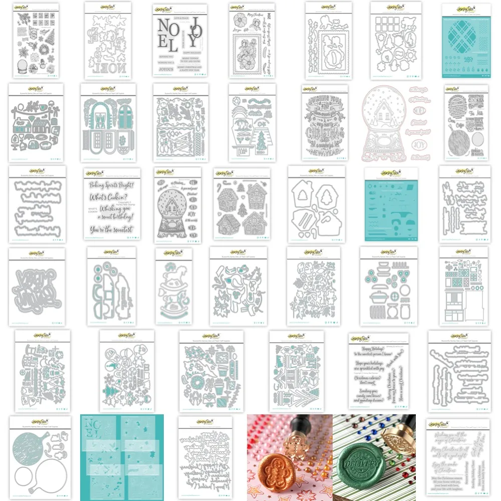 Taglio di metallo natalizio Sfere di cristallo Muore e timbri trasparenti taglio fustellatura lama coltello punch Scrapbook Stencil artigianali di carta muore