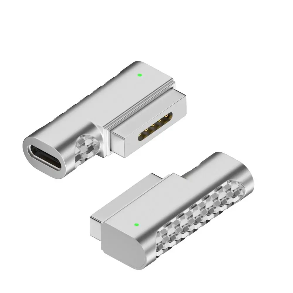 Conector de carga rápida t-tip PD de alta calidad, adaptador magnético tipo C a Magsafe 2, convertidor de enchufe USB C para MacBook Air/Pro