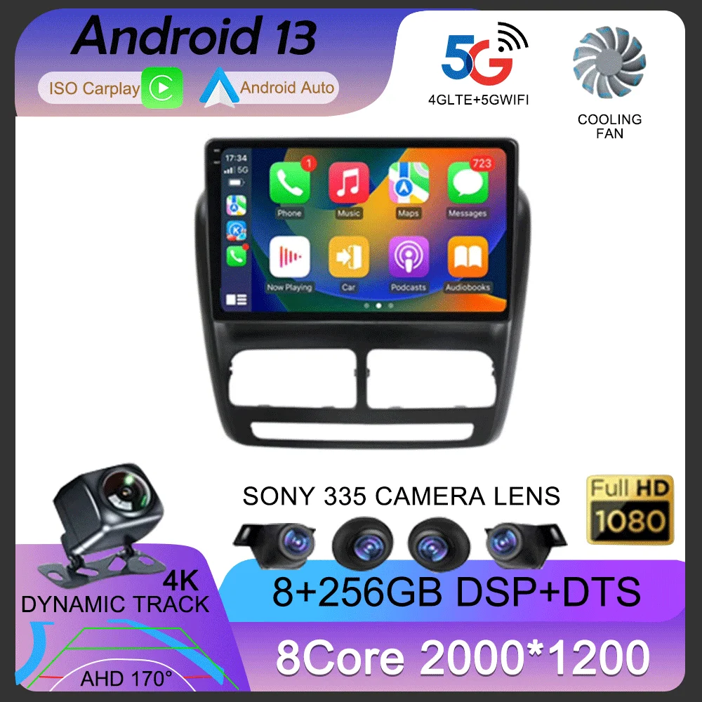 

Android 13 For FIAT DOBLO For OPEL COMBO TOUR 2010 - 2015 Car Radio GPS Navigation QLED Carplay Auto Multimedia Stereo Player BT