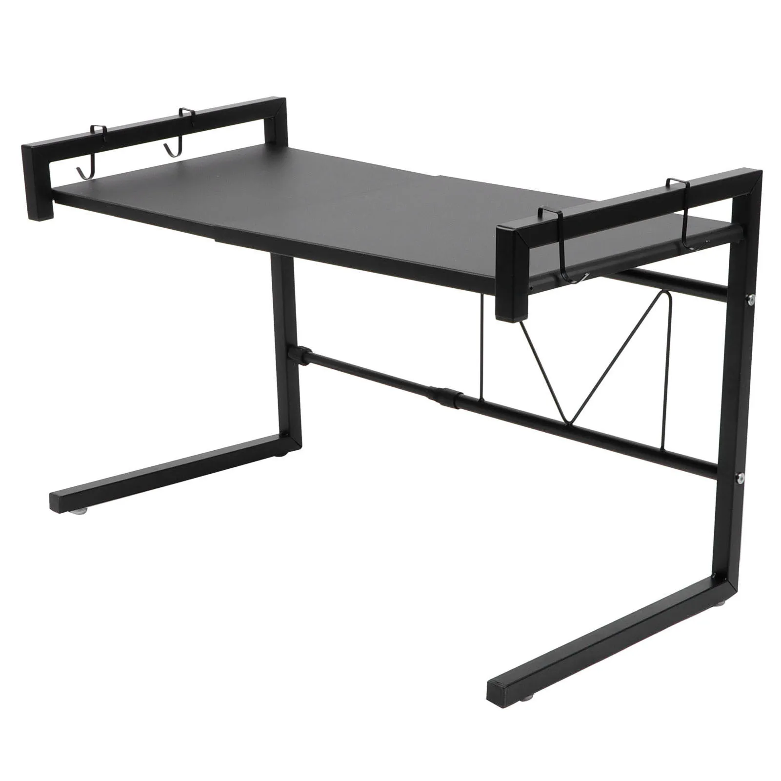 Telescopic Microwave Oven Rack Adjustable Kitchen Storage Shelf Multifunctional Stand Home Microwave Countertop Organizer