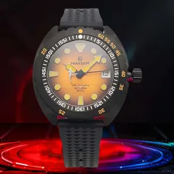New 2026 Men's Automatic Mechanical Dive Watch Retro Gradient Dial Luminous NH35 Movement Sapphire Crystal 200M Waterproof Scuba