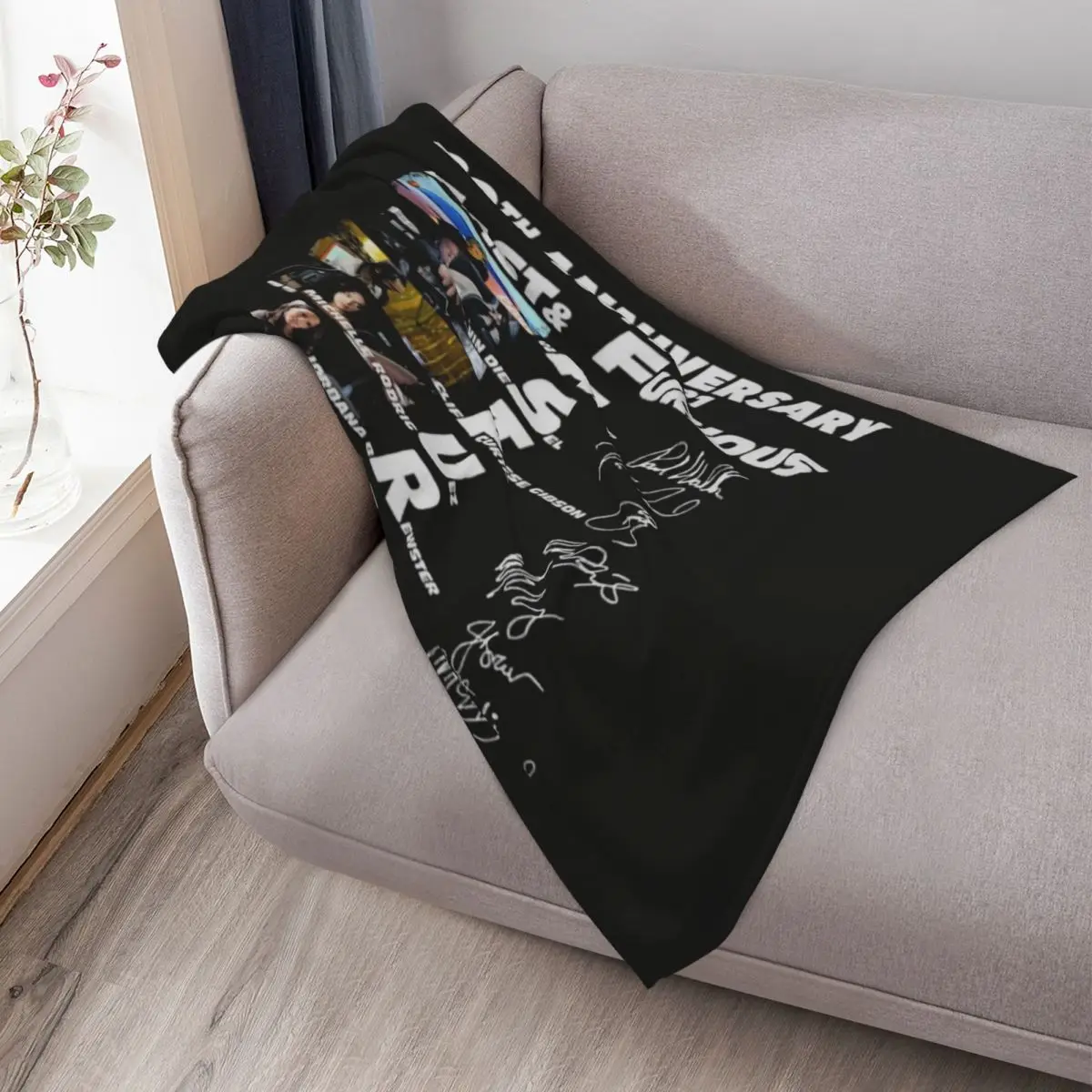 الذكرى العشرين 2001 2021 توقيعات سريعة غاضبة بطانية رمي كلاسيكية ثقيلة مزخرفة بطانيات حرارية للأطفال #3