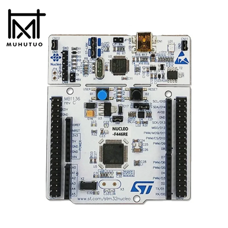 Placa de desarrollo de núcleos NUCLEO-F446RE, placa de desarrollo serie STM32F4, F446RE