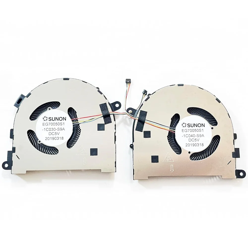 CPU / GPU Cooling Fan for Lenovo Yoga C940-15IRH Yoga 9-15IMH5 Series 5H40S19977 EG70050S1-1C040-S9A EG70050S1-1C030-S9A