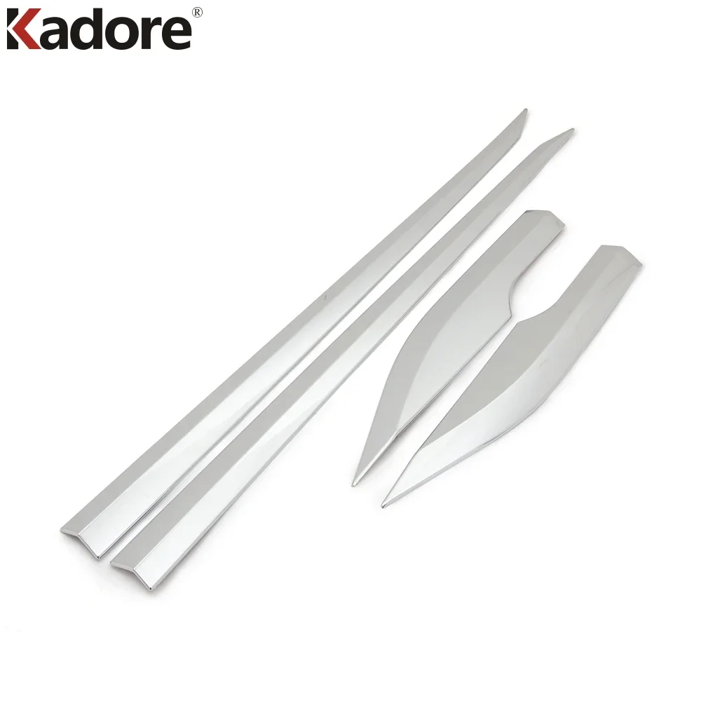 For Toyota CHR C-HR 2016-2022 Chrome Car Side Door Body Line Moldings Cover Trim Car Decoration Protector Accessories
