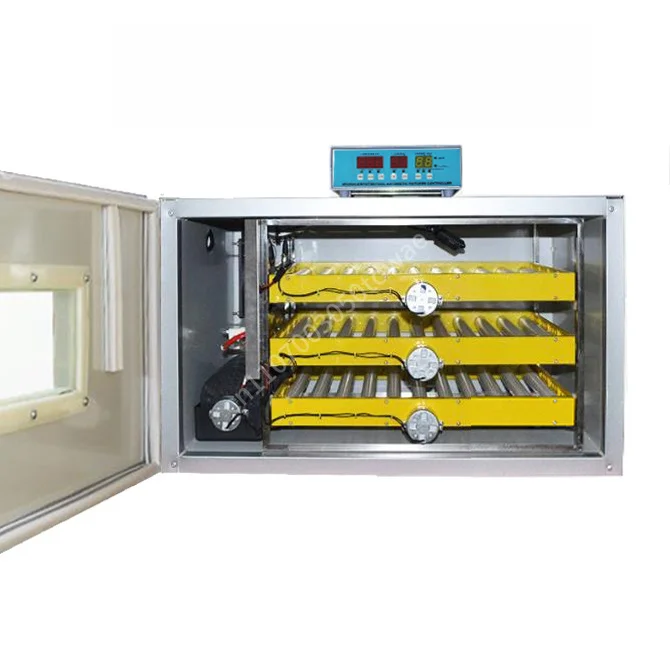 High-Hatching 180 Chicken Egg Incubator Micro-Computer Controlled Fully Automatic with Hatchery Multifunctional 220V