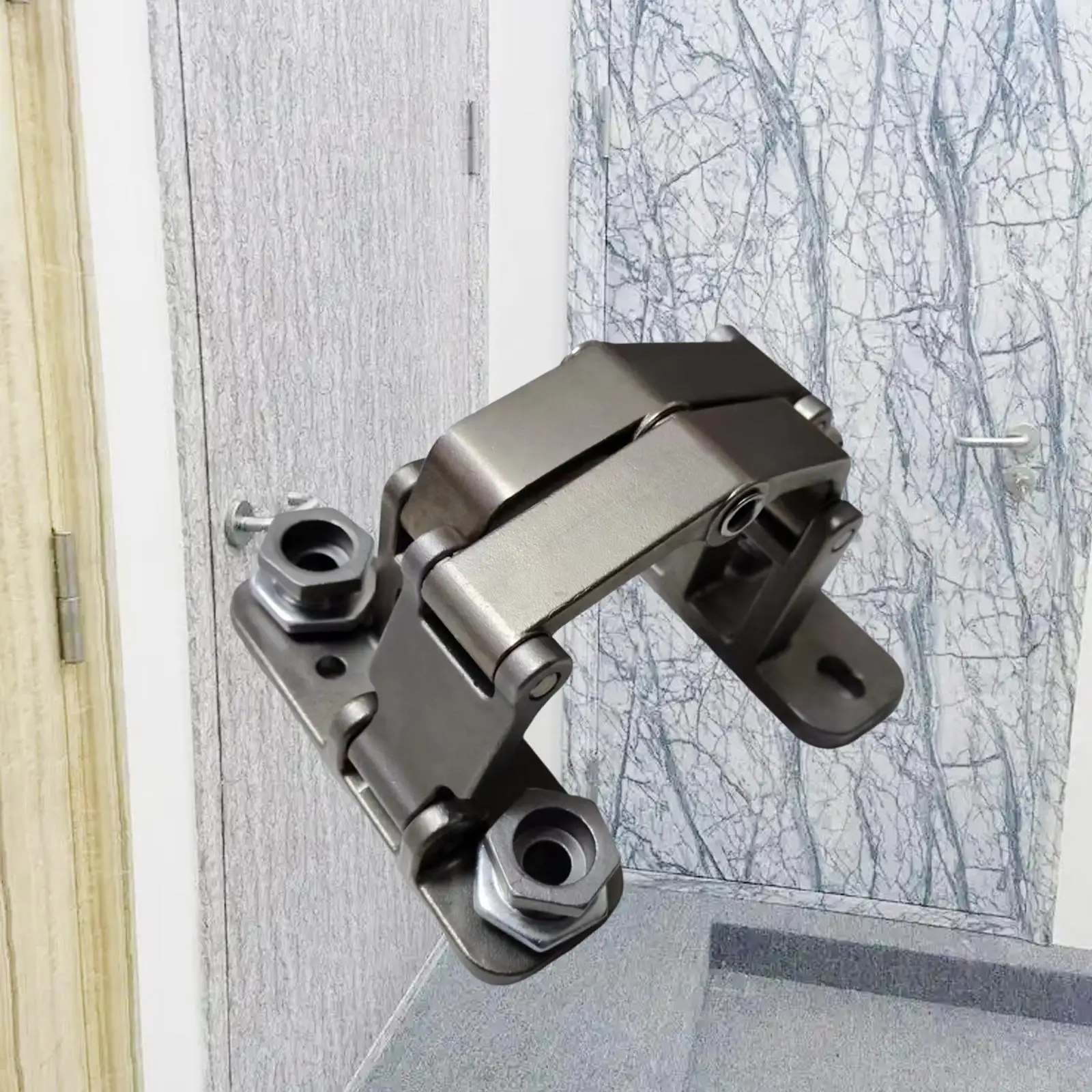 

Heavy Duty Concealed Door Hinges Indoor and Outdoor Stainless Steel Large Opening Easy Installation Equipment Versatile Hardware