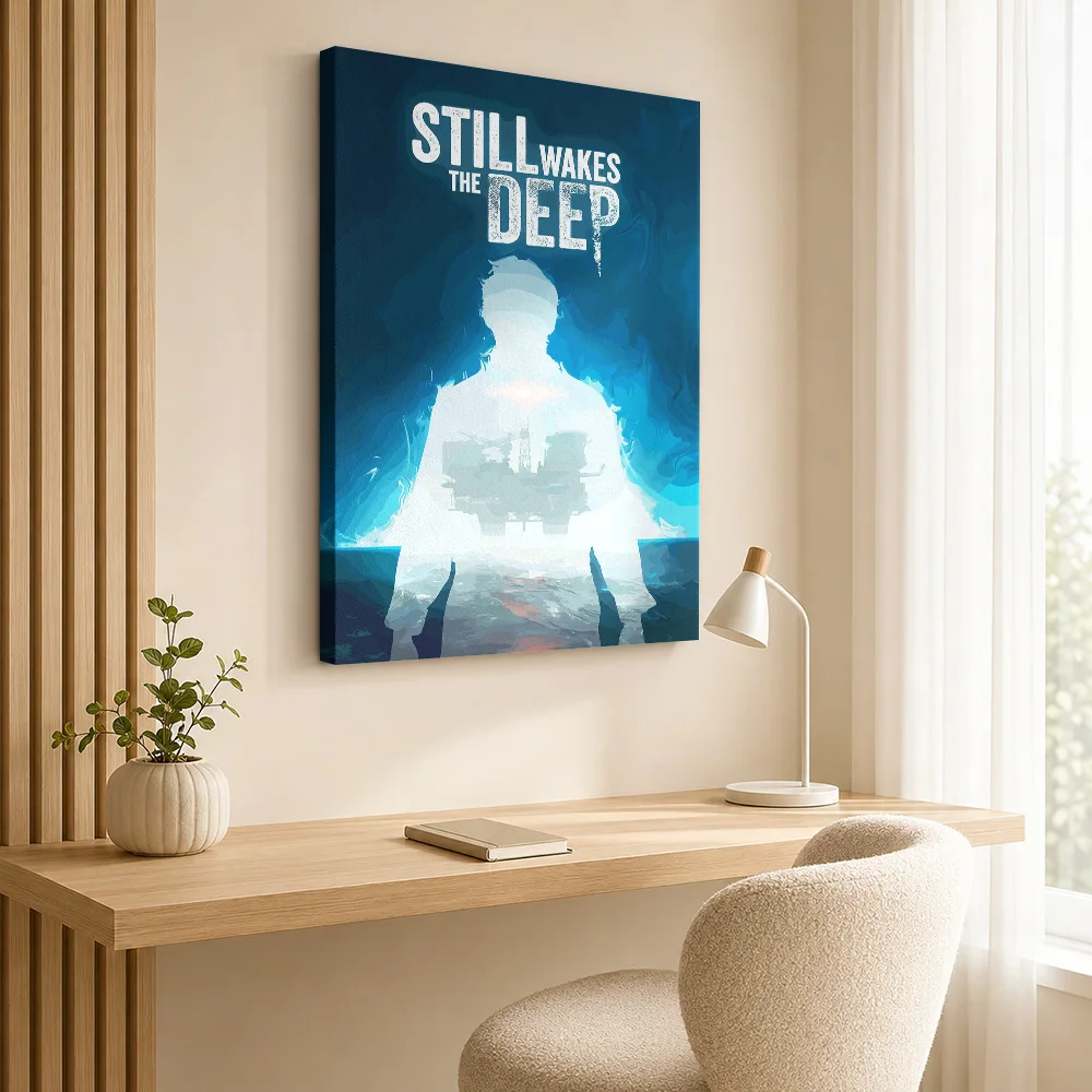Still Wakes the Deep Game Art Canvas Print Poster Personalized Photo Gaming Anime Wall Paintings Decoration for Game Room Dorm