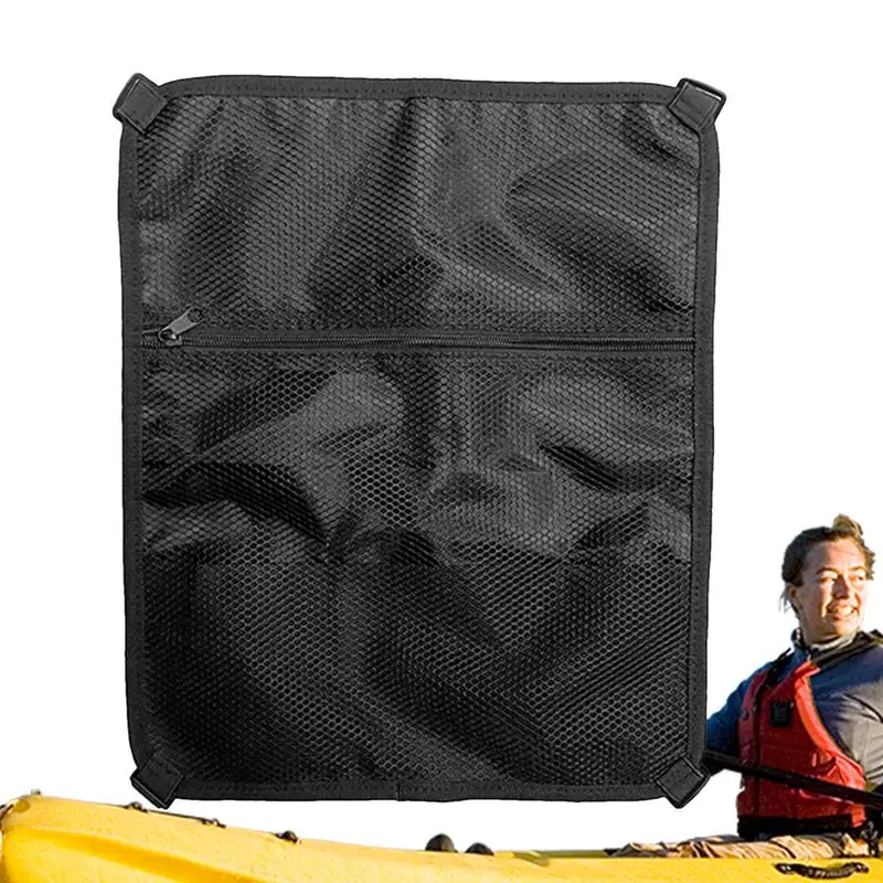 

Kayak Mesh Bag Deck Storage Dry Bag For Paddleboard Compartmentalized Deck Dry Bag Waterproof For Organizing Cell Phones Keys