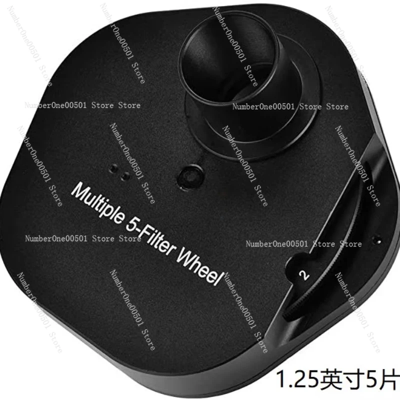 

1.25 Inch Manual Filter Wheel 5 Slot Color Filter Wheel for Monochrome Cooled CCD Camera Telescope