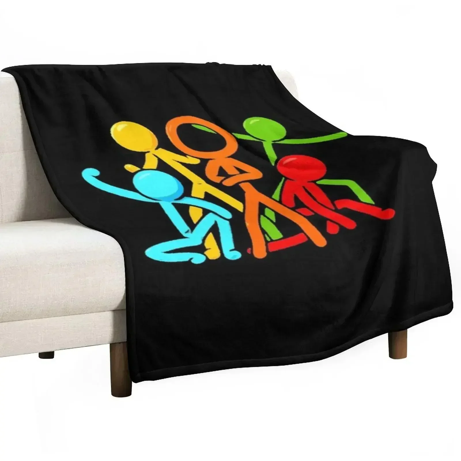 

alan becker Throw Blanket anime Loose Thermals For Travel Blankets
