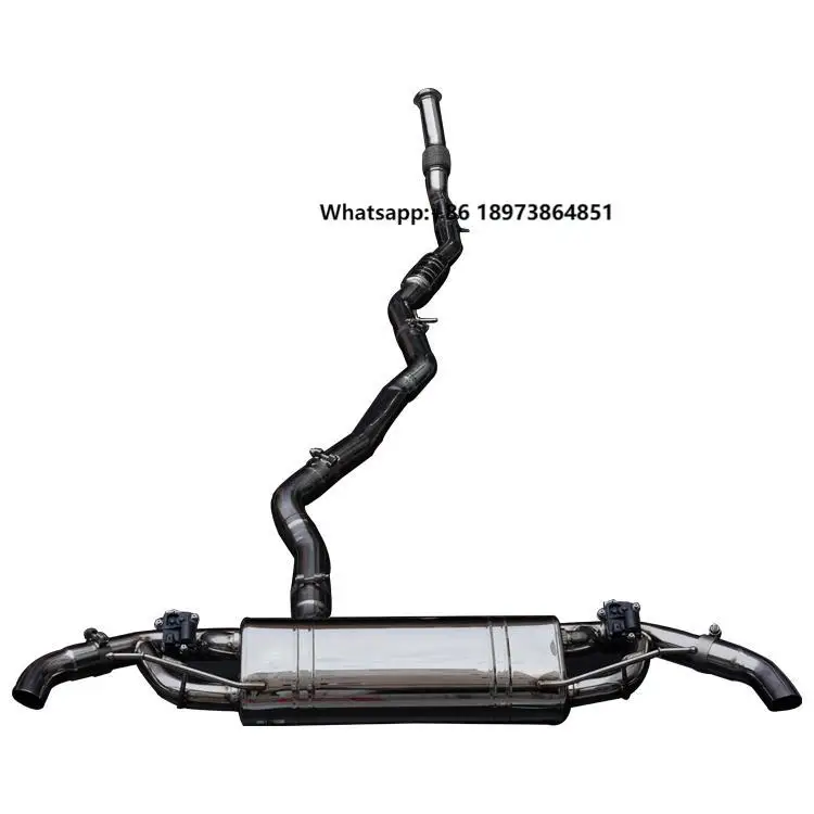 

High Quality Stainless Steel Exhaust System Muffler Pipe for GLE Polished Surface Valve Control TT Box Customized