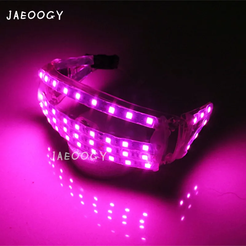 LED Glasses Party Eye Wear Adult Women Men Light up Nightclub DJ Dancer Festival Stage Show Accessories