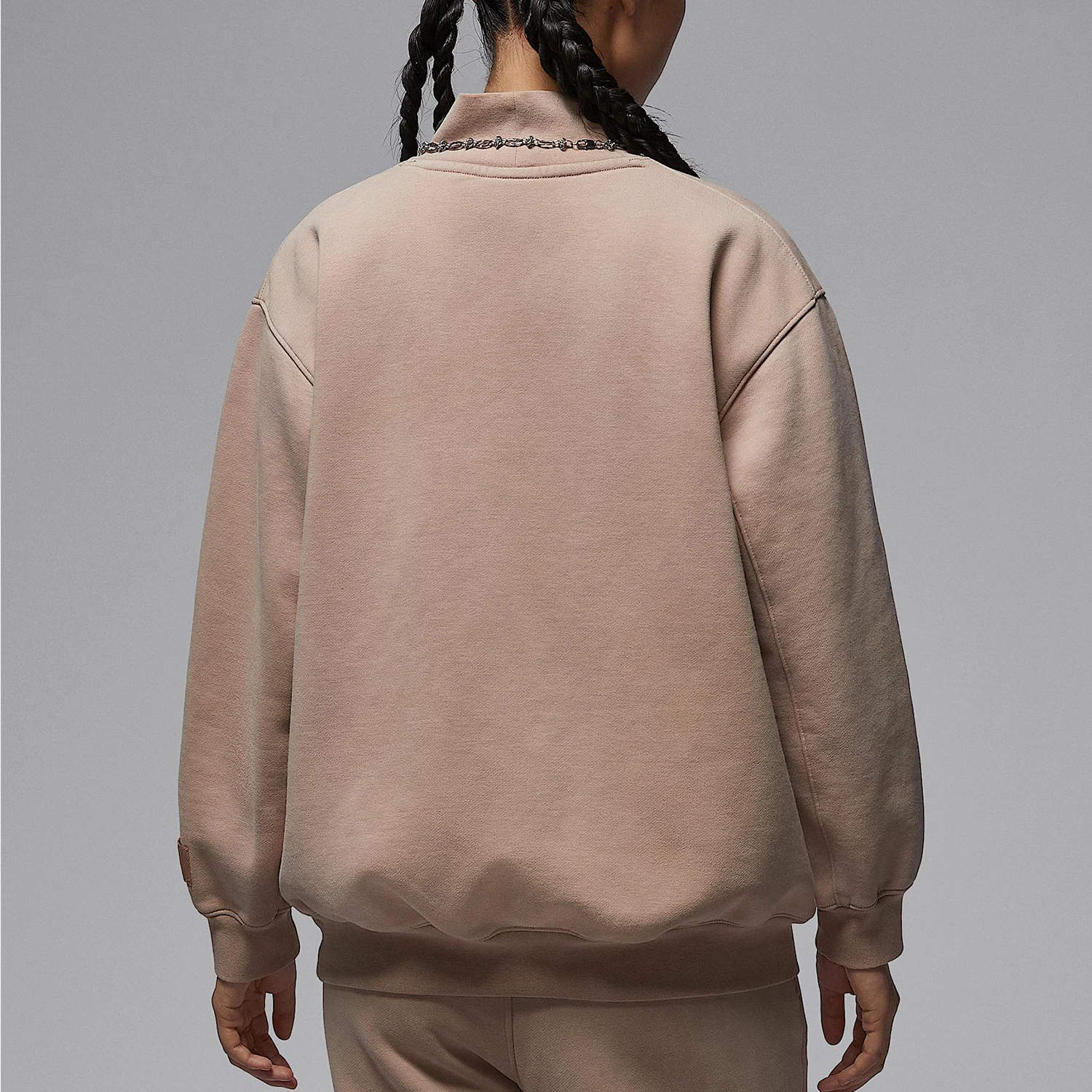 Nike genuine JORDAN women's stand up collar casual daily durable hoodie HV0314-200