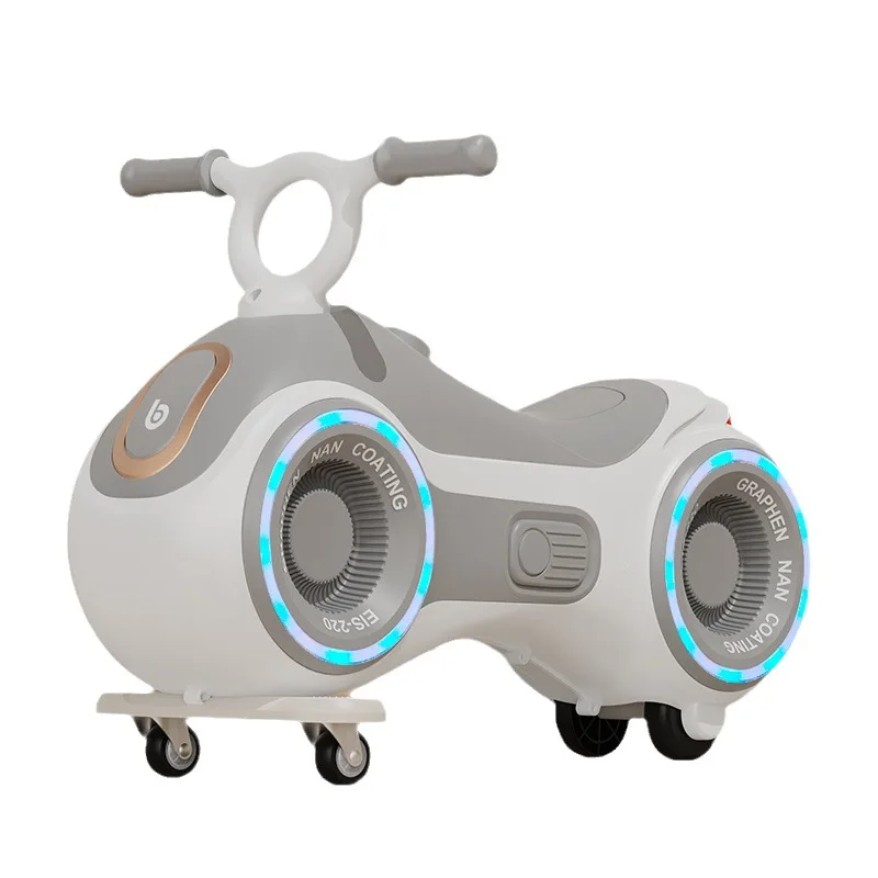 

# Hot Sales Hot Selling Children's Peanut Twister Car/outdoor Toy Children's Light Anti-rollover Swing Car Ride On Car