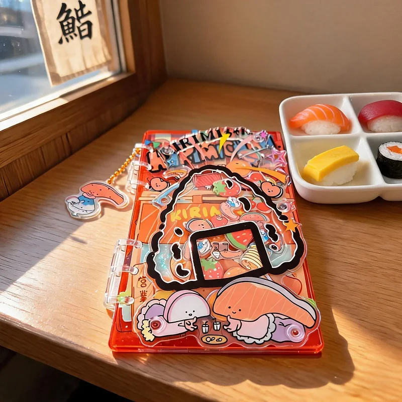 Acrylic, shaky A5 A6 A7 rustling Kirimi-chan fashion, loose-leaf, handbook, notebook, friend, creative, decompression, gift