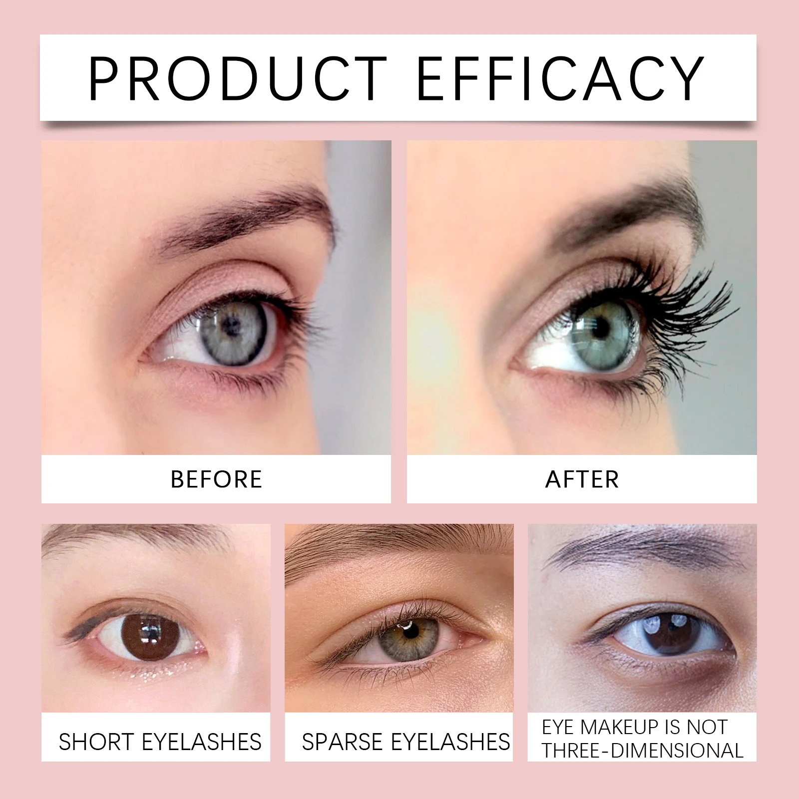 EELHOE Dikke/lange/gewone Zelfklevende Wimpers Lijm Gratis Herbruikbare Volledige Strip Wimper Dikke Natuurlijke Make-Up Tool Valse wimpers