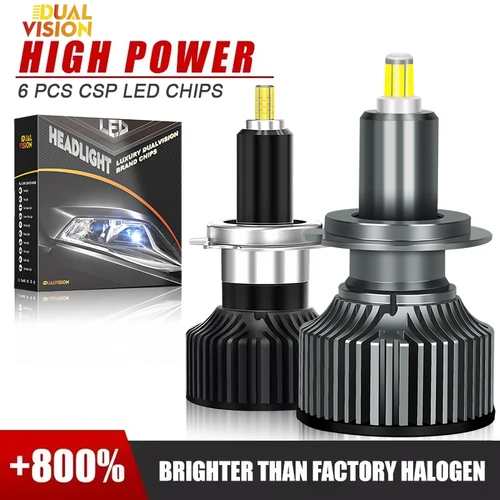 360 H7 LED Canbus faro 30000LM CSP Chip LED H4 H1 H11 9005 9006 HB3 HB4 9012 HIR2 300W 6000K PTF bombilla de hielo Turbo luz antiniebla