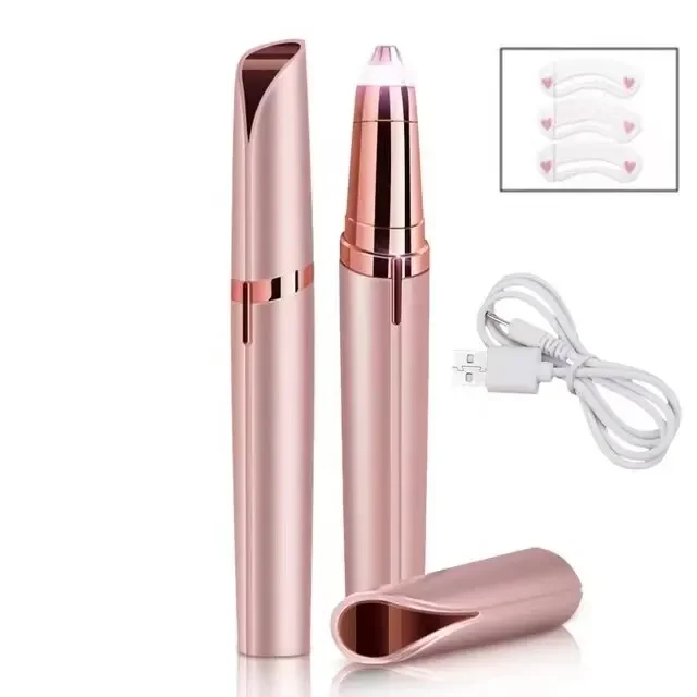 Smart Electric Eyebrow Trimmer Pen Implement Man Woman Clean Ladies' Shaver Automatic Razor Epilator Beauty Hair Removal Trimmer