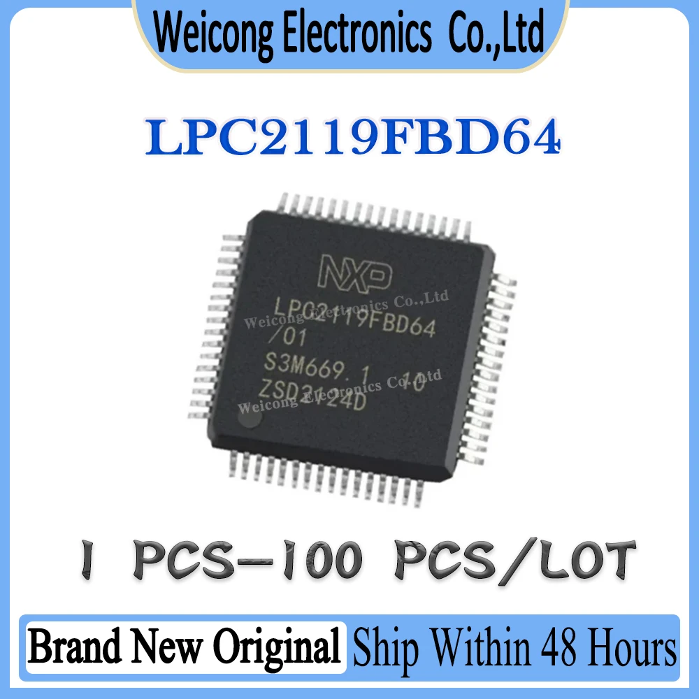 LPC2119FBD64 LPC2119FBD LPC2119 LPC IC MCU Chip LQFP-64