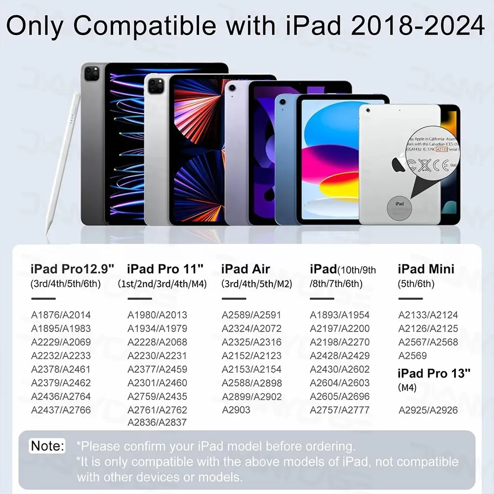 Lápiz Stylus Digitalizador iPad – Rechazo Palma - imagen 2