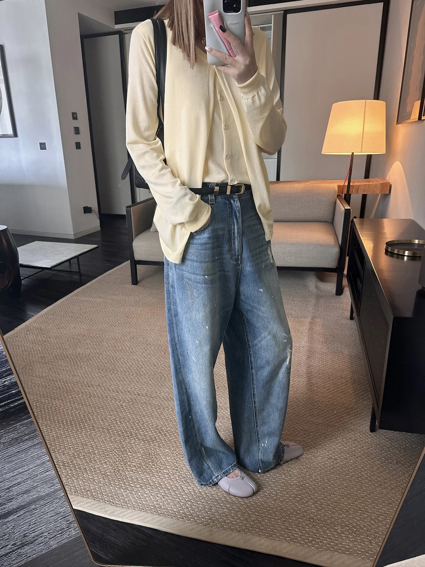 Fighter Fly ey Tone Linen Blue Hand Splaed Vintage Original Wear And Tear 0 Points on aped Jeans for Women