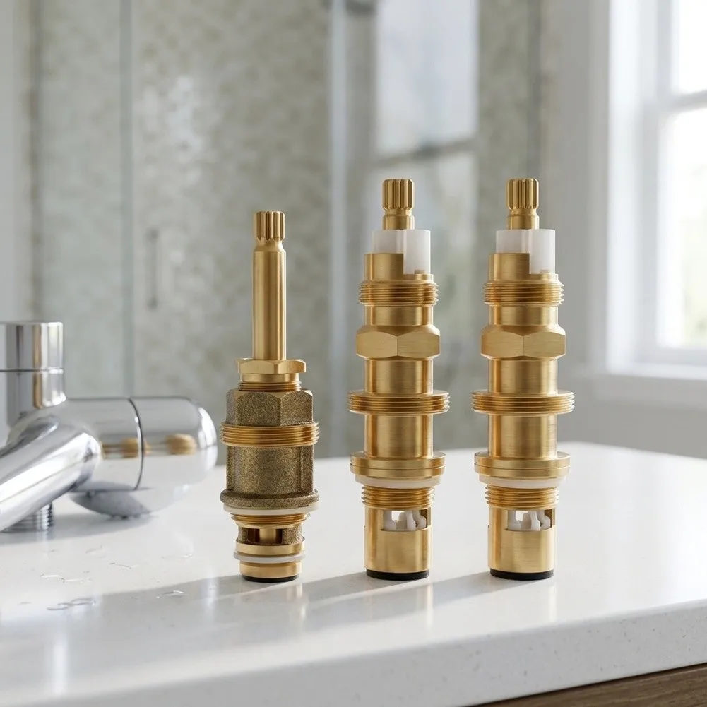 Cartridge Replacement Designed for 910-030 and 910-022 Faucet Series Used in Residential For Bathtub and Shower Installations