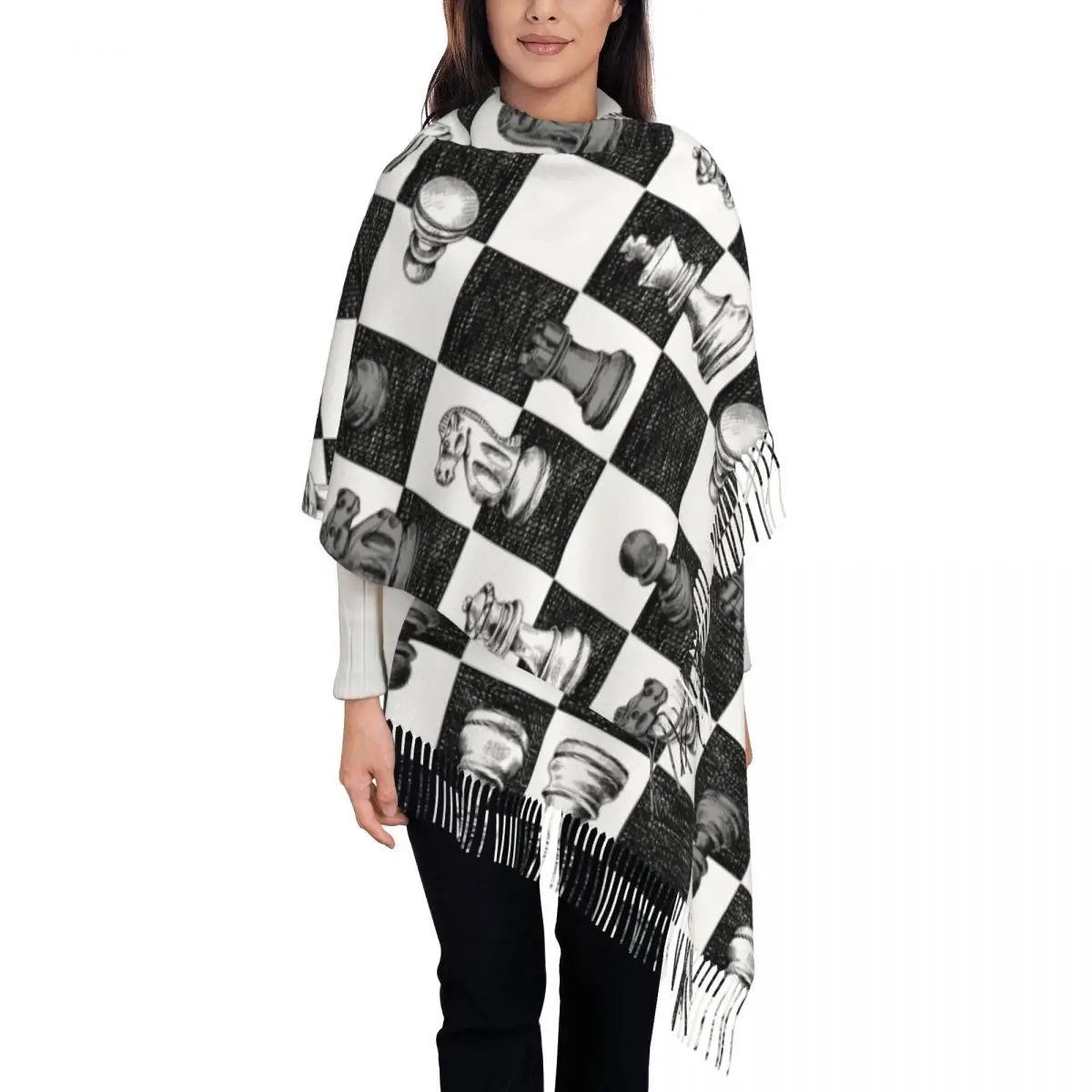 

Personalized Printed Scarf Men Women Winter Warm Scarves Shawl Wrap