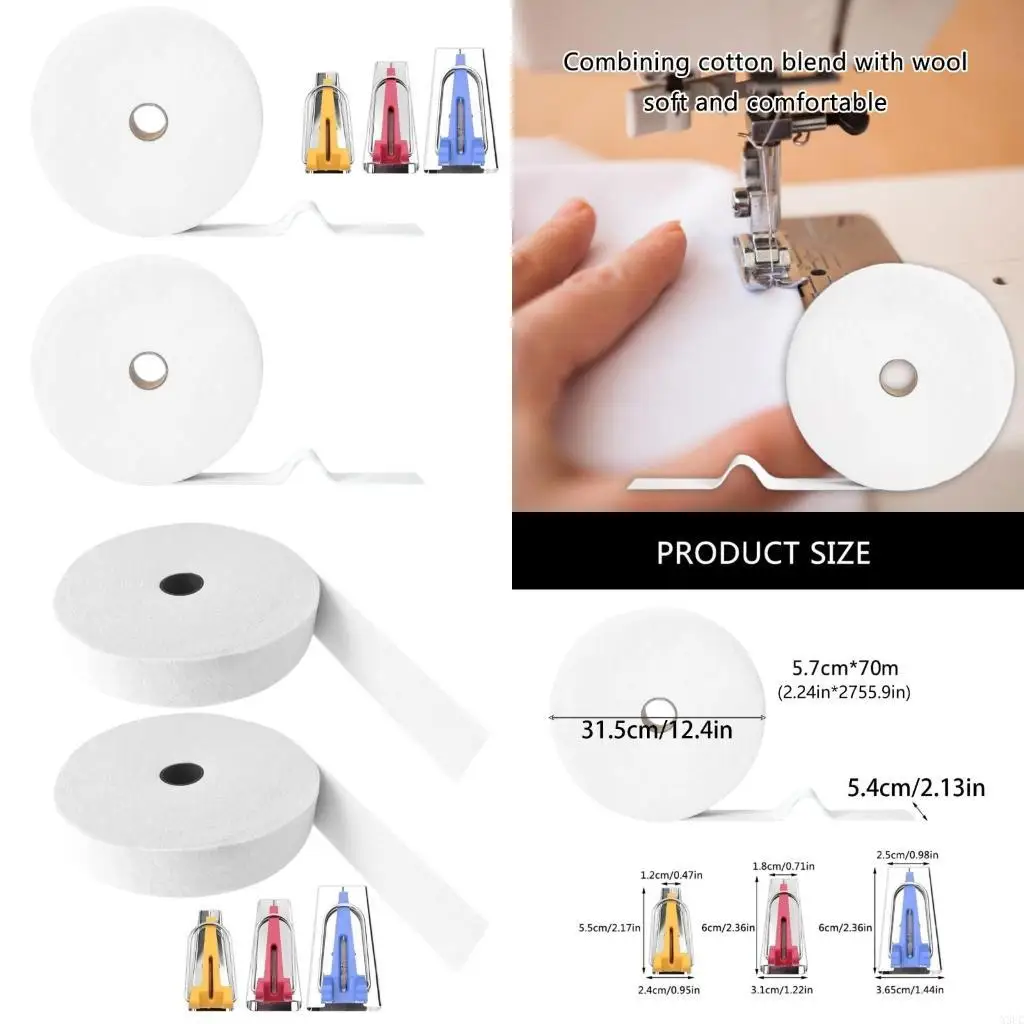 

2 шт. иглопробивной хлопковый ватин для плетеных ковриков, одеяла, ковер и проект обивки 2-1/4 дюйма от 76Yards X3UC