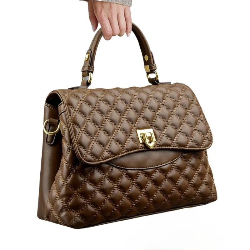 

Дизайнерская многослойная женская сумка, модная высококачественная мягкая кожаная сумка-мессенджер, женская сумка через плечо