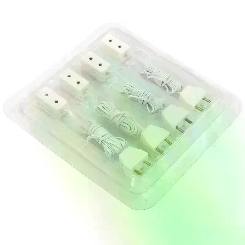 4Pcs 1/12 Dollhouse Decorative Lamp Transformer Socket Connection Line Model Home Appliances Accessories Kid Pretend Play Toys