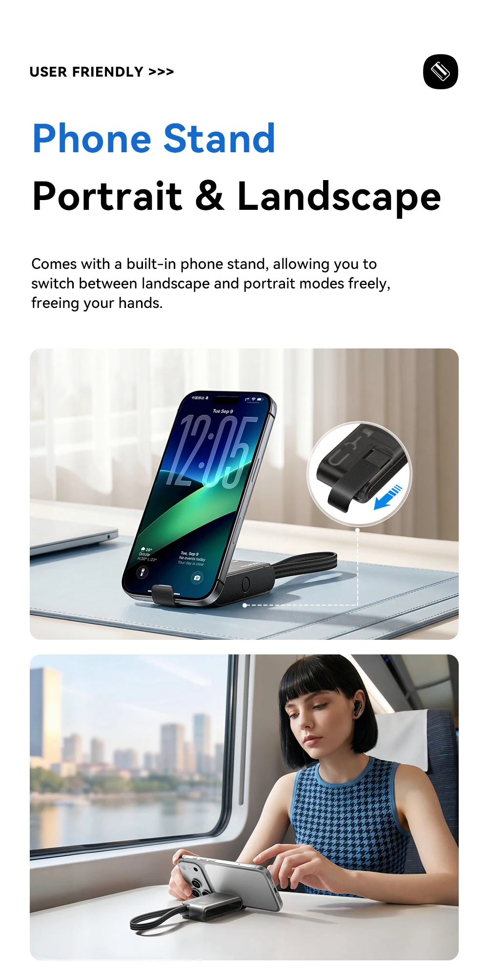 Essager PD 60W USB Type C Cable Set Fast Charging Data Sync for iPhone 17/16/15 with Storage Box And Holder Travel-Friendly