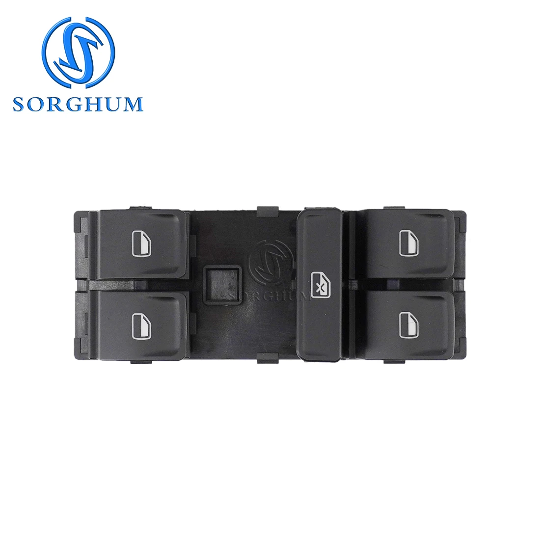 SORGHUM-botón de Control de Elevalunas eléctrico para coche, accesorio automático para VW Polo 2011 2012 2013 6RD959857D, alta calidad