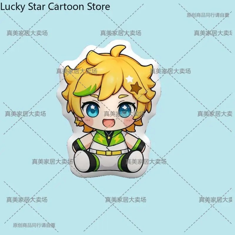 애니메이션 앙상블 스타즈 아오바 츠무기 사카사키 나츠메 하루카와 소라 인형 쿠션 소파 쿠션 플러시 피규어 학생 낮잠 코스프레