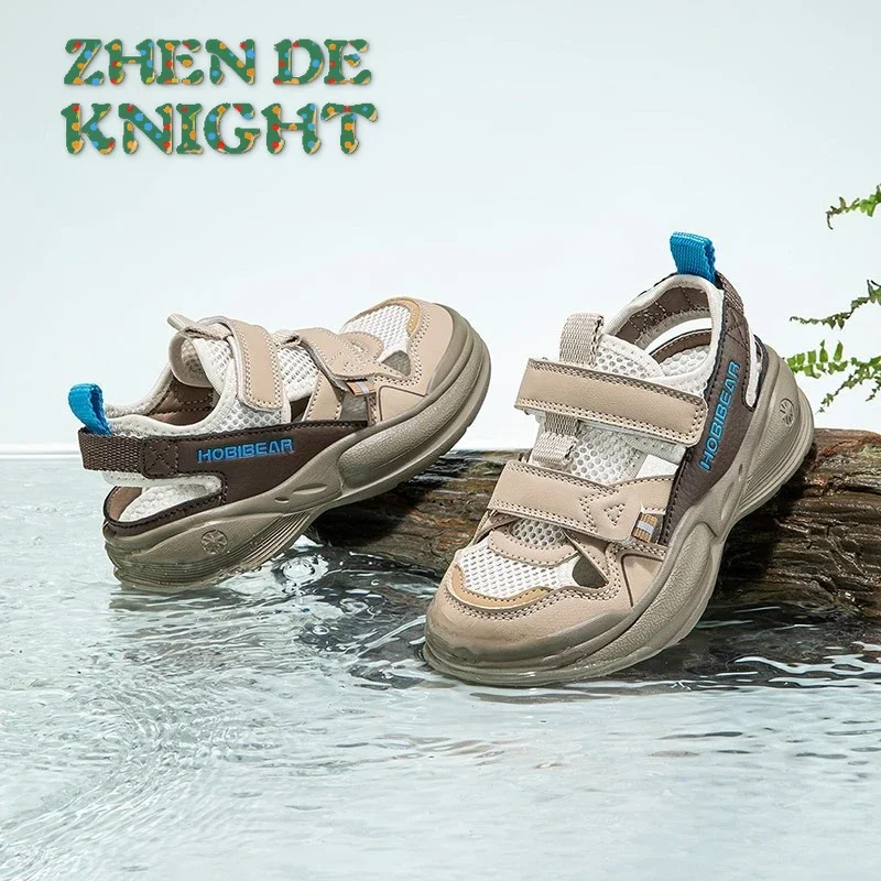 

Summer Outdoor Running Sneakers Breathable Mesh Hollow Kids Sports Sandals Children's Sandals Toddler Boys Girls Half Sandals