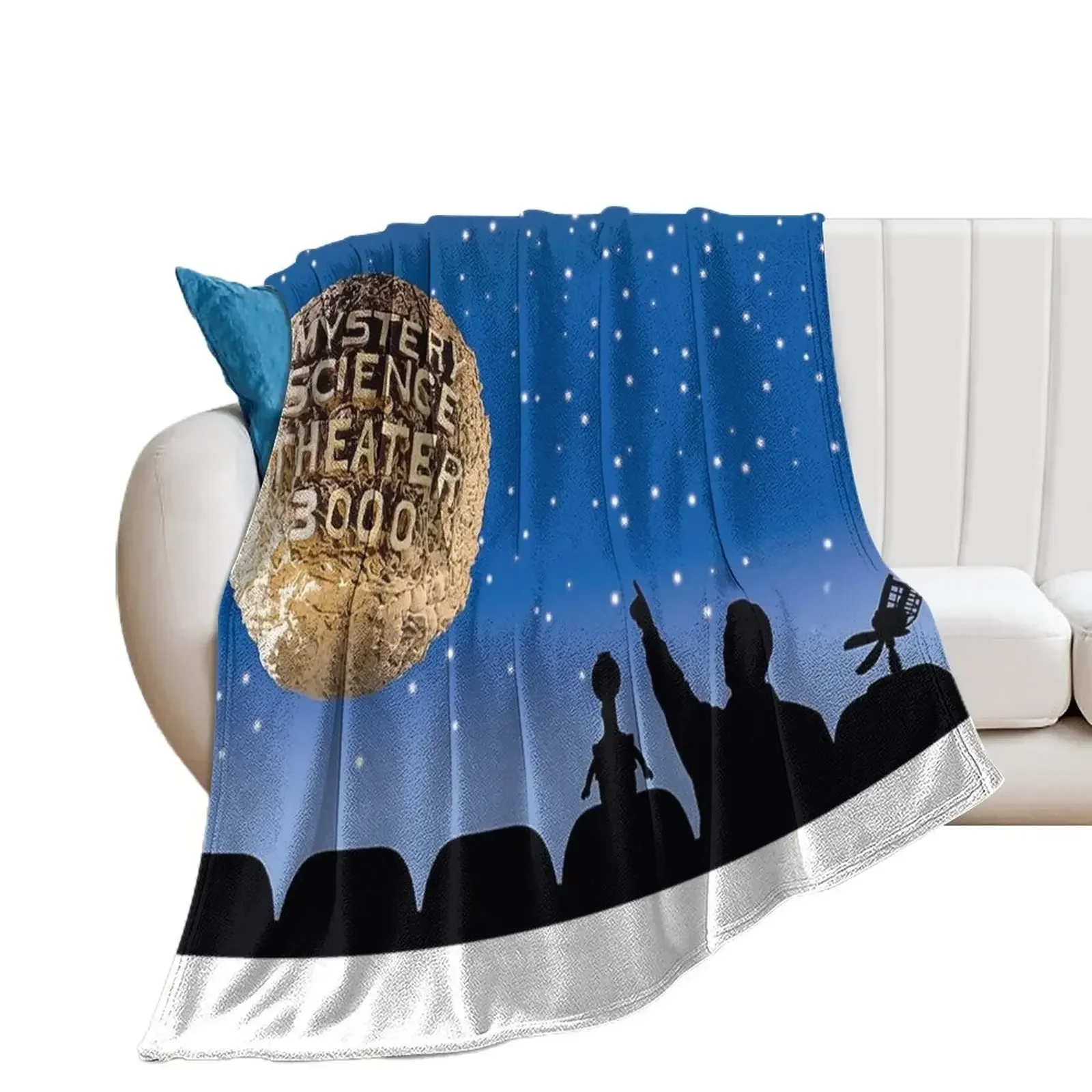 

MST3K - Mystery Science Theater 3000 logo Throw Blanket Bed linens Decorative Sofas for winter Beach Blankets