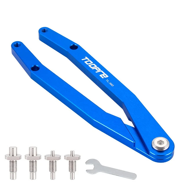 TOOPRE Fahrrad Kurbel Arme Kappe Pin Spanner Einstellbare Werkzeug Fahrrad Hub Tretlager Freilauf Pin Schlüssel Für NX/GX DUB/FSA/XX/X01