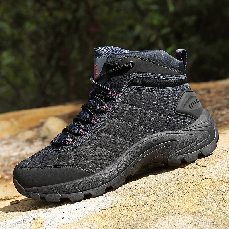 Men's Desert Combat Boots Outdoor Non-slip Tactical Boots Hiking Desert Ankle Hunting Shoes Work Safty Men Boots Botines Zapatos