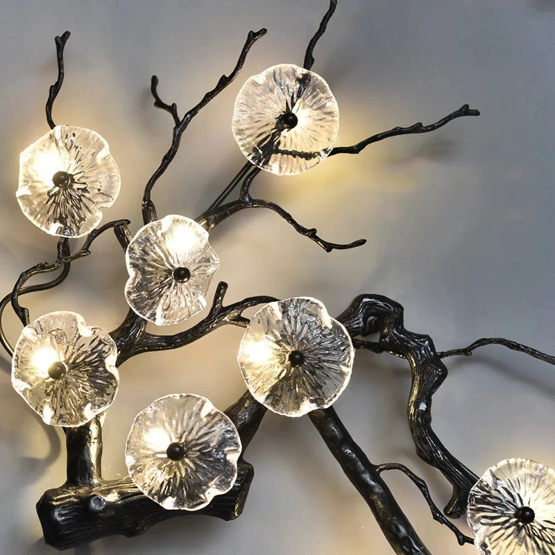 All Copper Decorative Wall Lamp Living Room Background Luxurious Crystal Wall Lamp Corridor Mural Lighting Fixture