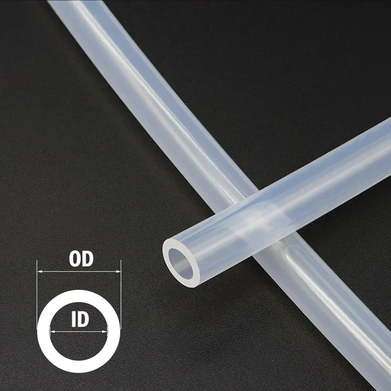 Transparent Food Grade Silicone Tube ID 0.5/1/2/4/6/8/10/12/16/20/25/32mm Flexible Garden Rubber hose Aquarium Soft Tubing Hose