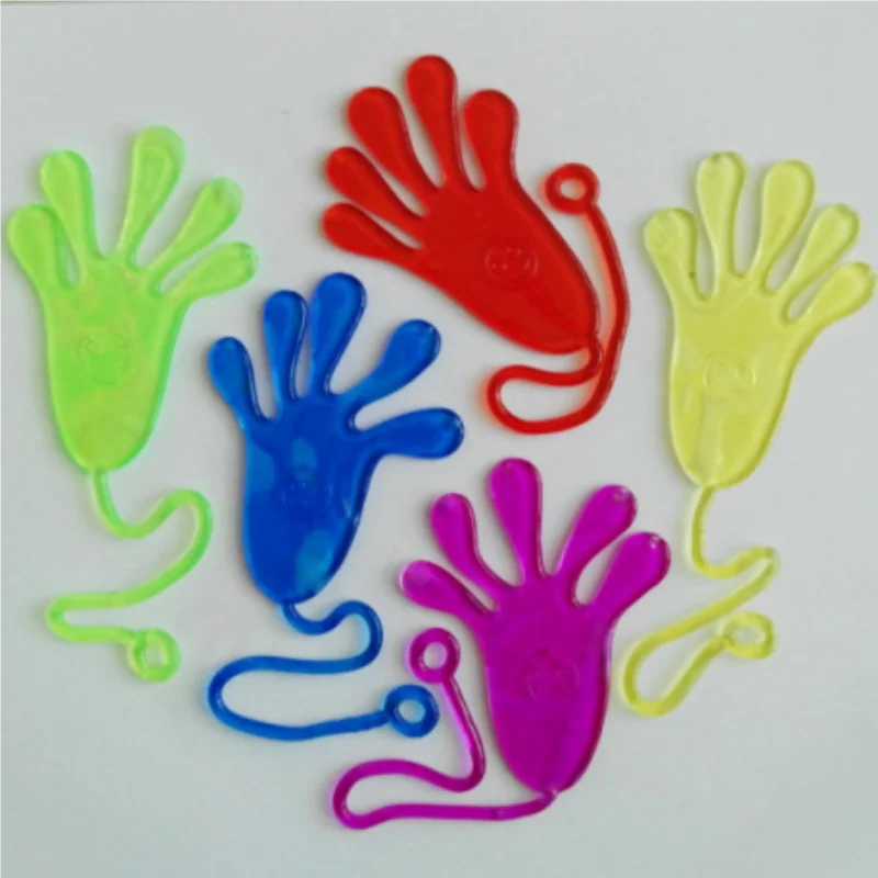 10pcs Fun Sticky Palm Toys Kids Birthday Baby Shower Favor Gift Party Decora Pinata Fillers