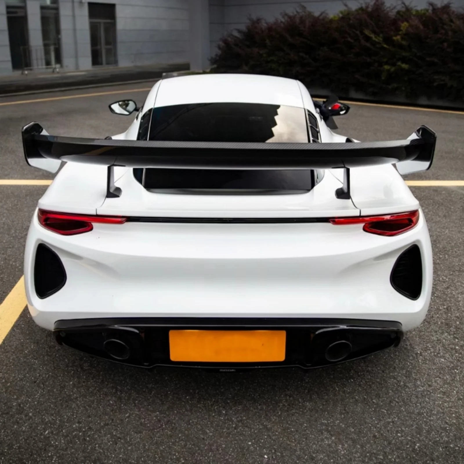 Wholesale Dry Carbon Fiber Rear Wing Trunk Spoiler Car Spoiler for Lotus Emira GT4 Style Body Kit 2022+