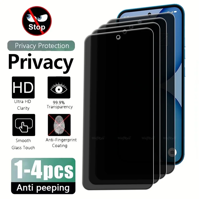 

4/3/2/1Pcs For Nothing Phone 4A Glass Nothing Phone 4A Tempered Glass Privacy Anti-Spy Phone Screen Protector Nothing Phone 4A
