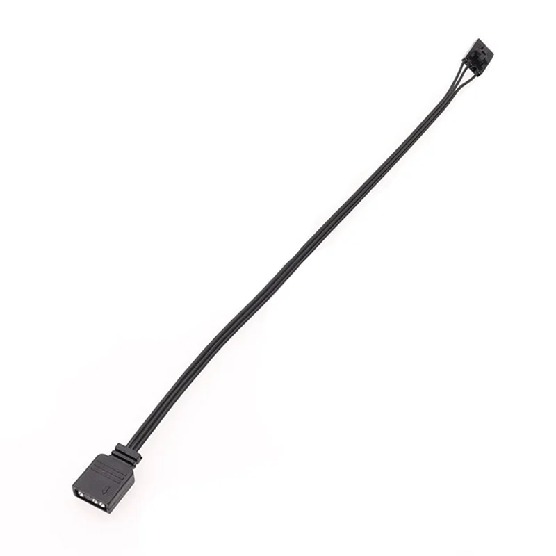 สำหรับ4PIN RGB กับ ARGB มาตรฐาน3-Pin 5V อะแดปเตอร์เชื่อมต่อสาย RGB 25cm